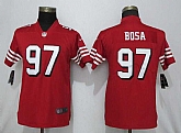 Women Nike 49ers 97 Nick Bosa Red 2019 NFL Draft First Round Pick Color Rush Vapor Untouchable Limited Jerseys,baseball caps,new era cap wholesale,wholesale hats